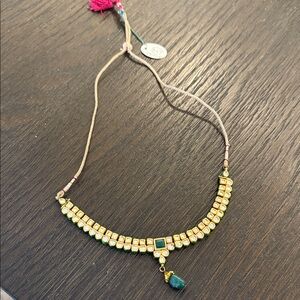 Bollywood style Indian necklace. Adjustable.